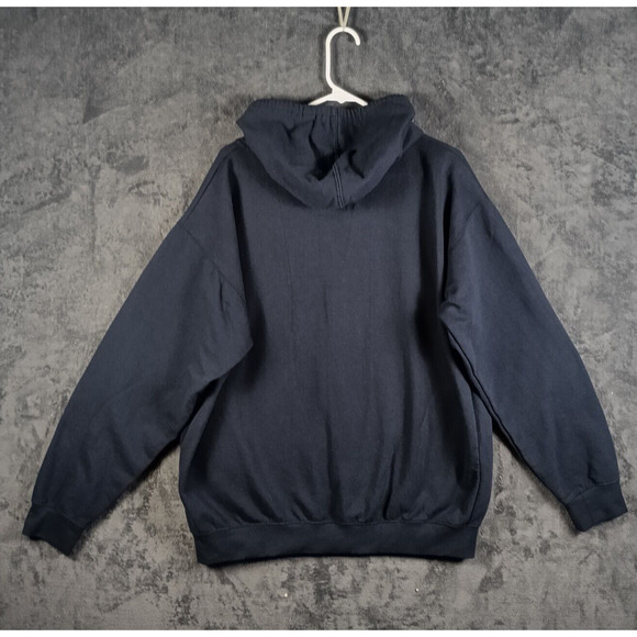 New York Popular Michigan Full Zip Hoodie Spellout Stitched Men’s XL - Picture 3 of 7